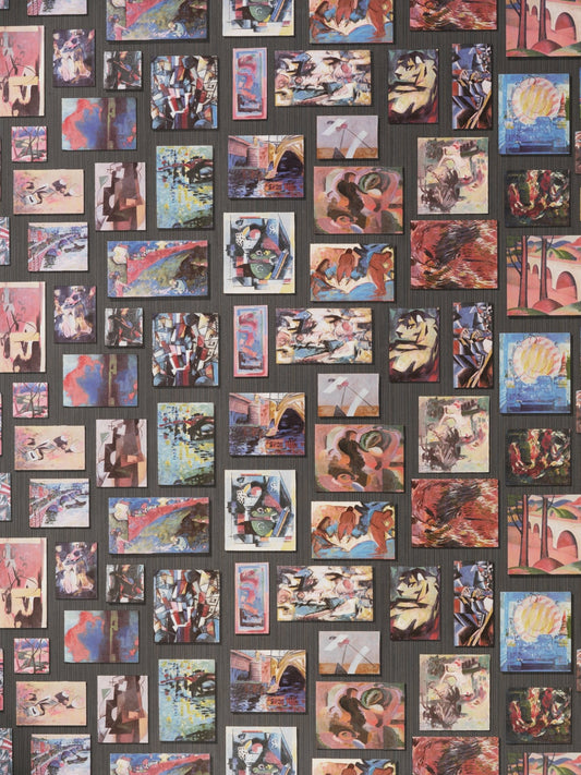 Rockefeller Wallpaper - Multi  - Andrew Martin - MUSROMUA - Premier Wallcovering