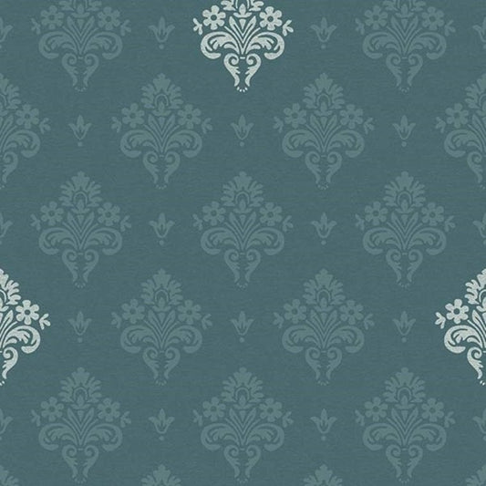 Rococo Heritage Wallpaper - Rich Green - K & K - 600416 - Premier Wallcovering