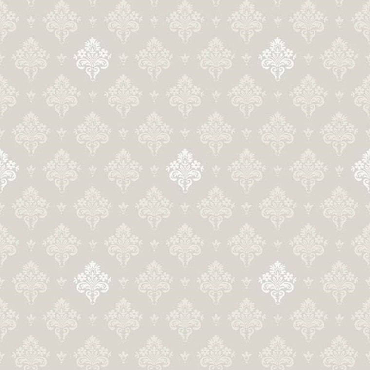 Rococo Heritage Wallpaper - Soft Grey - K & K - 600520 - Premier Wallcovering