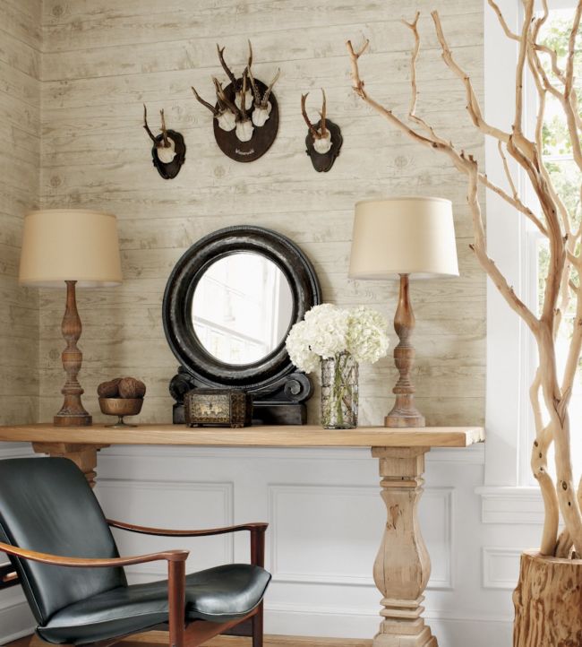 Rodanthe Wallpaper - Beige - Thibaut - T10070 - Premier Wallcovering