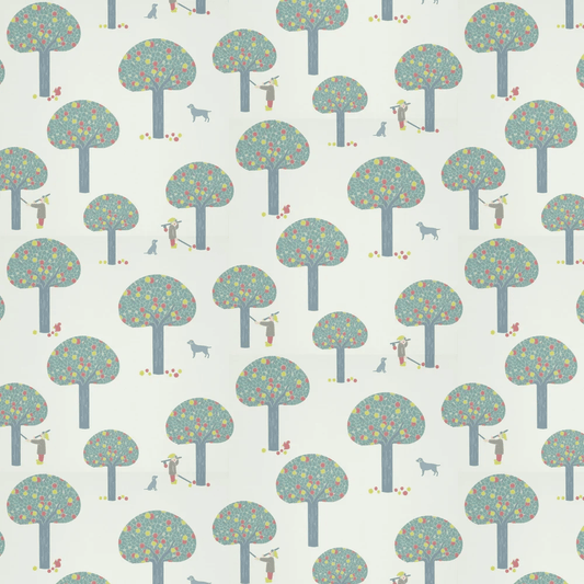 Rodney Street Wallpaper - Delicate Blue - Little Greene - 0231RODELIC - Premier Wallcovering