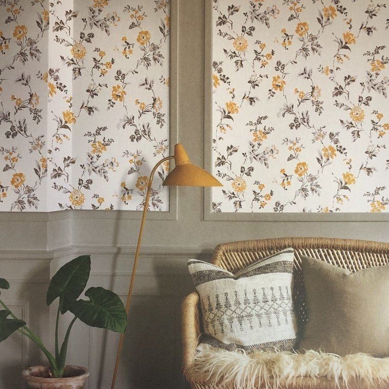 Romance Heritage Wallpaper - Cream & Blue - K & K - 600311 - Premier Wallcovering