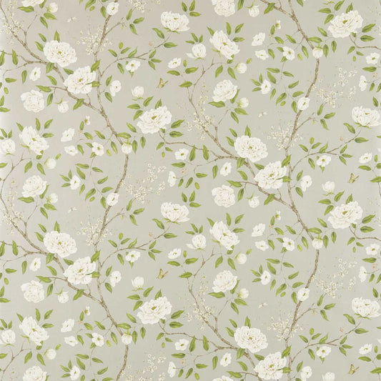 Romeys Garden Wallpaper - Silver - ZWOO311333 - Zoffany - Premier Wallcovering