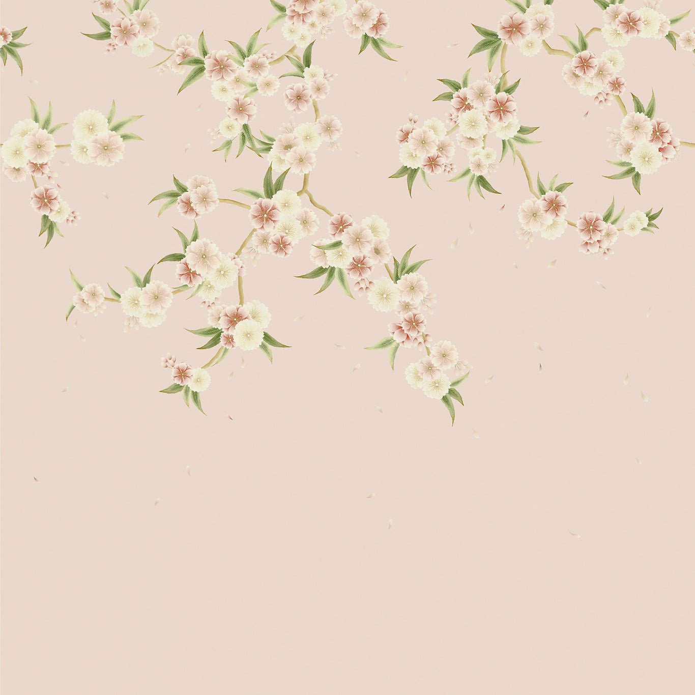 Rosa Wallpaper - Blush Pearl/Peony/Meadow - Harlequin - HDHW112887 - Premier Wallcovering