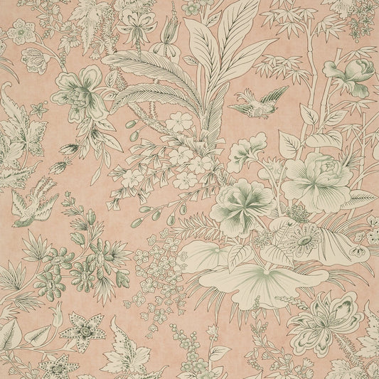 Rosalind Wallpaper - Blush - Thibaut - T13600 - Premier Wallcovering
