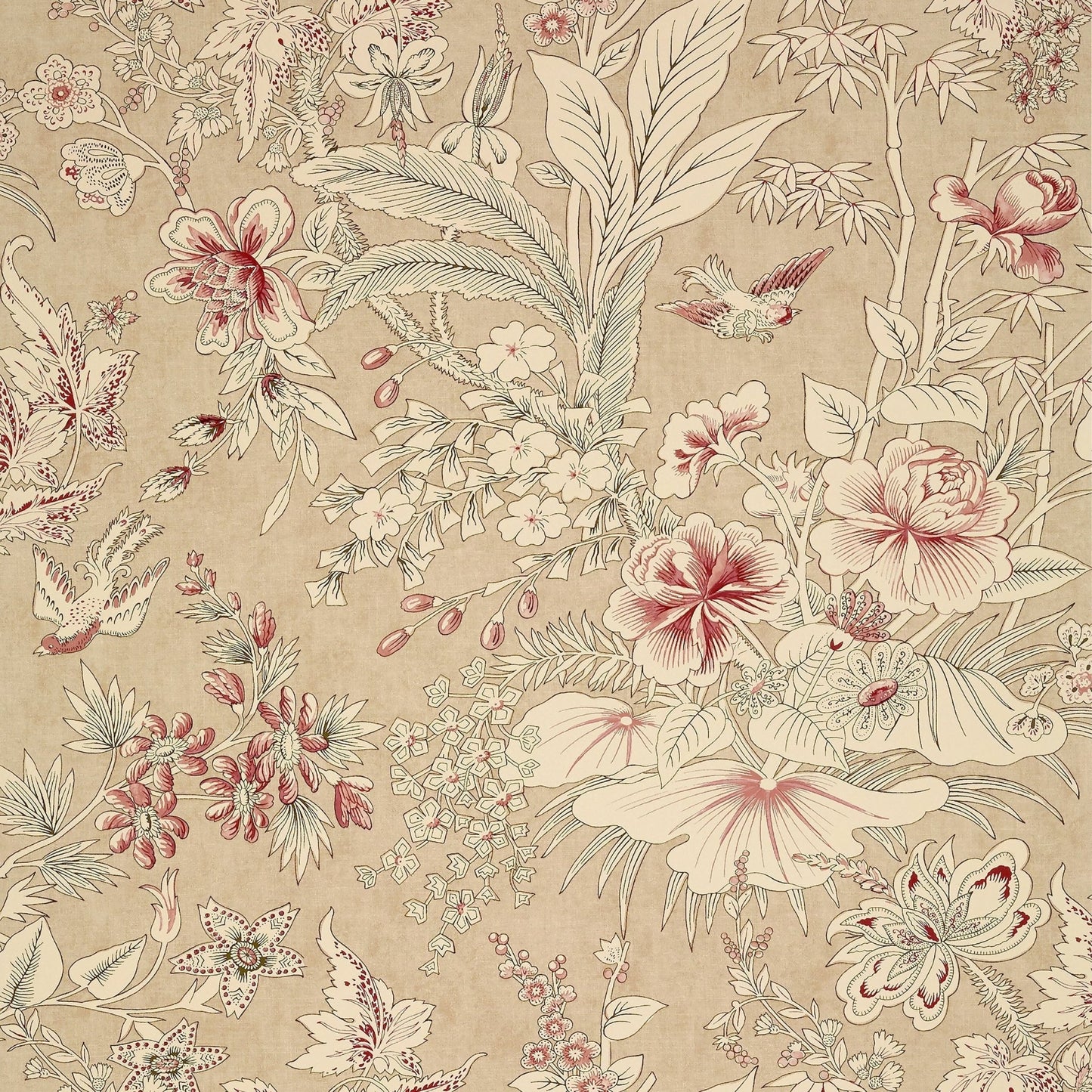 Rosalind Wallpaper - Beige - Thibaut - T13601 - Premier Wallcovering