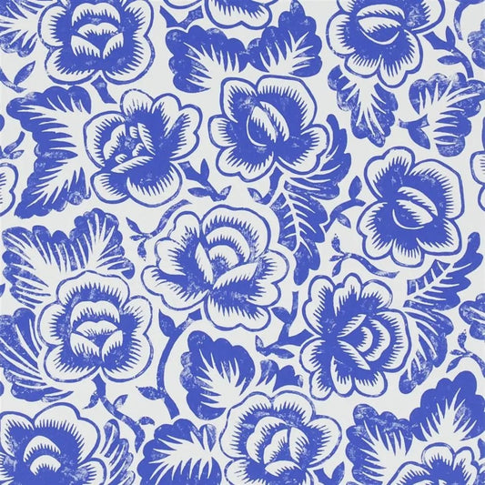 Rosario Wallpaper - Cobalt - P592/07 - Designers Guild - Premier Wallcovering