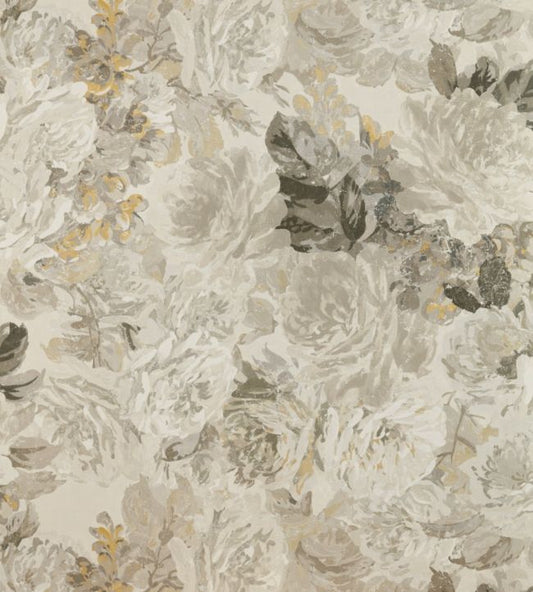 Rose Absolute Wallpaper - Linen/Gold - ZDAR312853 - Zoffany - Premier Wallcovering