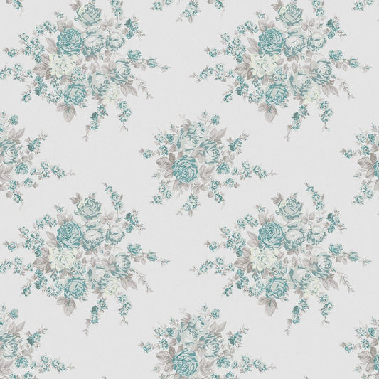 Rose Blossom Wallpaper - Shabby Chic - 125134 - Premier Wallcovering