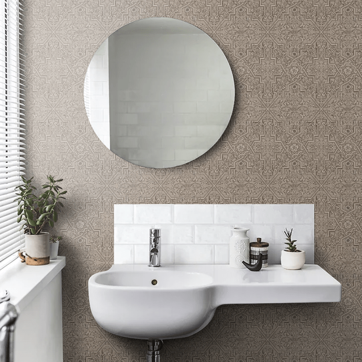 Rosenvinge Wallpaper - Brown - Boråstapeter - 4502 - Premier Wallcovering