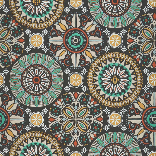 Rosetta Wallpaper - Mint - Osborne & Little - W7337-01 - Premier Wallcovering