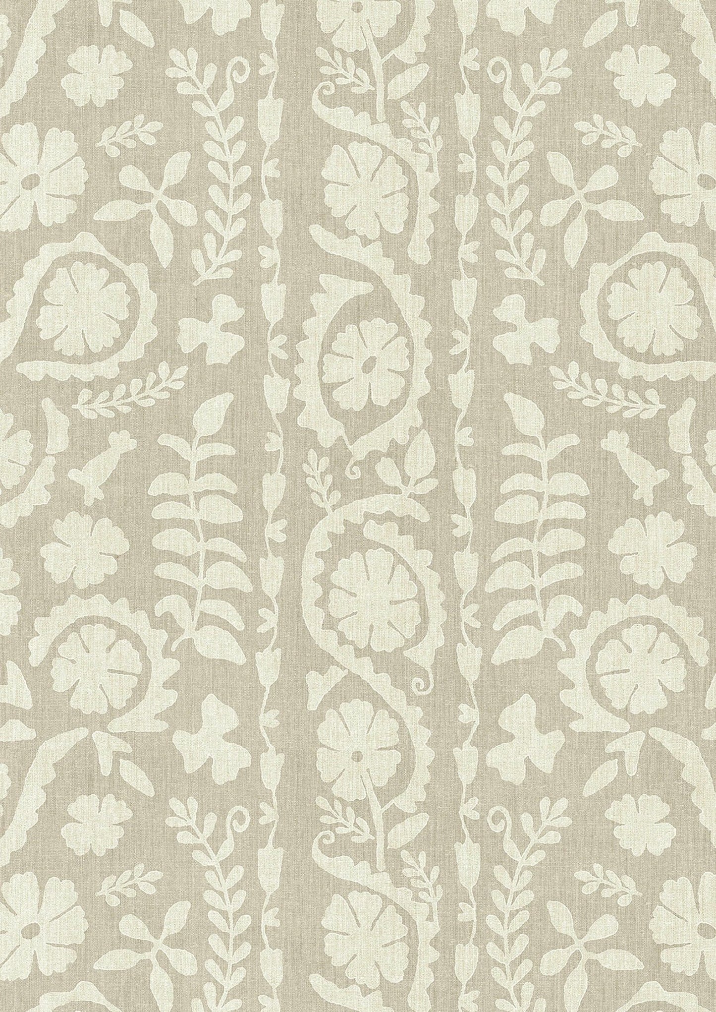 Rosetta Wallpaper - Hessian - Lewis & Wood - Premier Wallcovering
