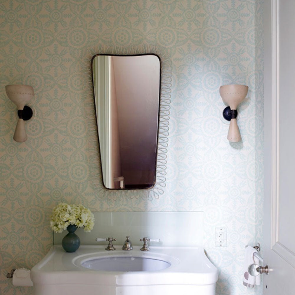 Rossmore Wallpaper - Aqua - Blithfield - 710-01 - Premier Wallcovering