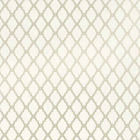 Rothbury Trellis Wallpaper - Linen - Thibaut - T1816 - Premier Wallcovering