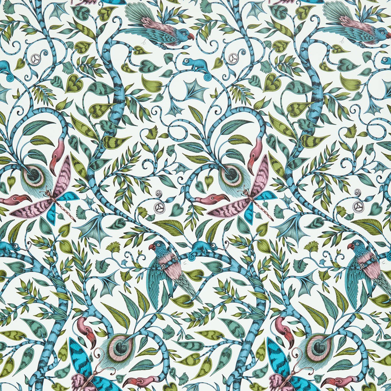 Rousseau Wallpaper - Jungle - Clarke & Clarke - Emma J Shipley - W0104/03 - Premier Wallcovering