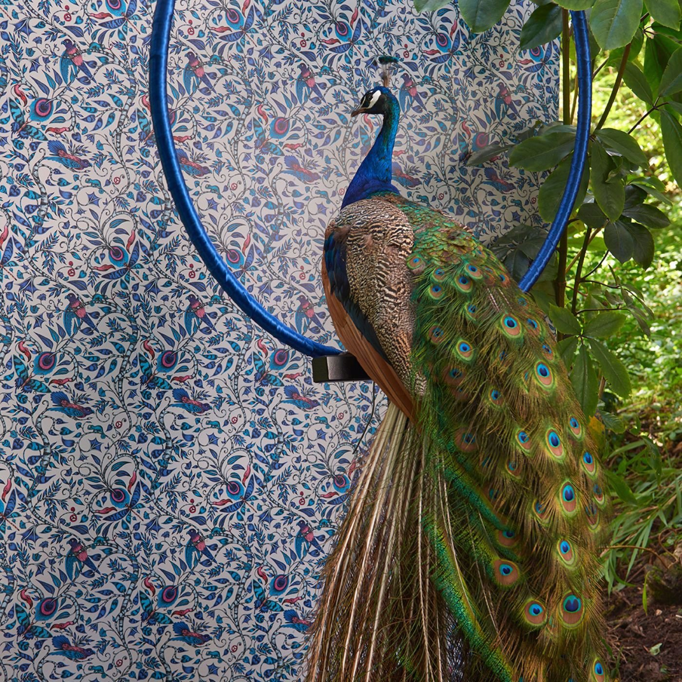 Rousseau Wallpaper - Blue - Clarke & Clarke - Emma J Shipley - W0104/01 - Premier Wallcovering