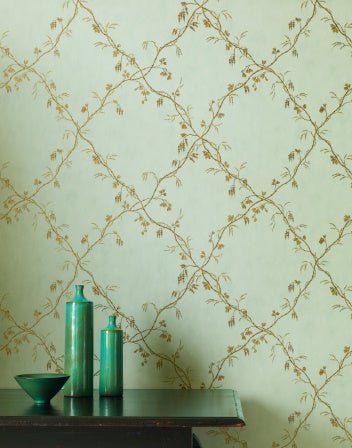 Roussillon Wallpaper - Blue - Colefax & Fowler - 07971/06 - Premier Wallcovering