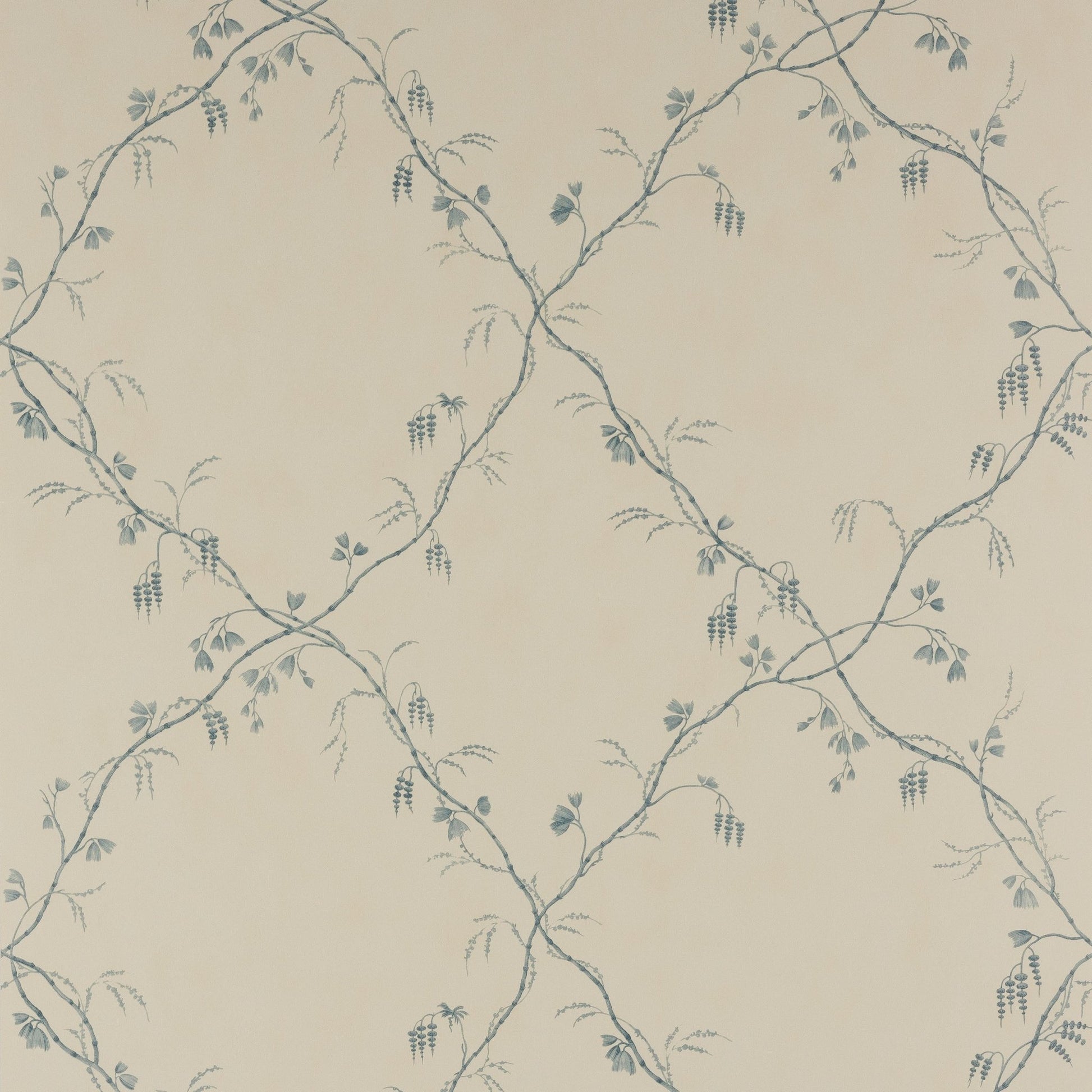 Roussillon Wallpaper - Blue - Colefax & Fowler - 07971/06 - Premier Wallcovering