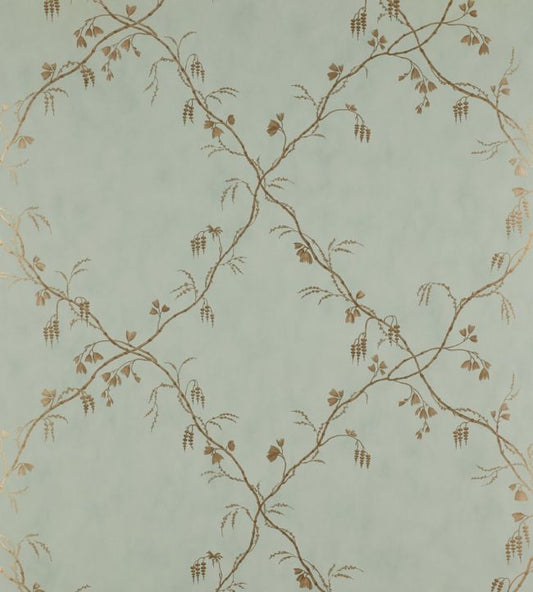Roussillon Wallpaper - Aqua - Colefax & Fowler - 07971/04 - Premier Wallcovering