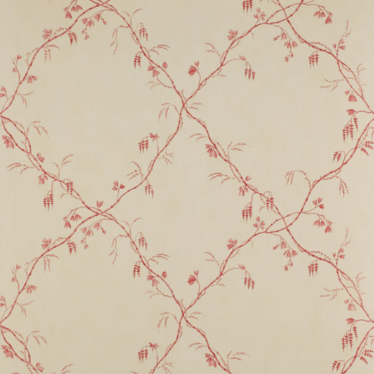 Roussillon Wallpaper - Red - Colefax & Fowler - 07971/01 - Premier Wallcovering