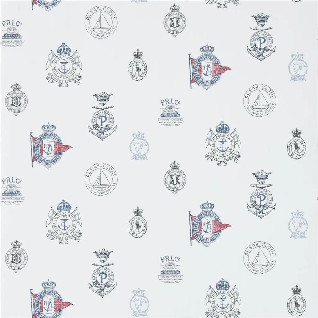 Rowthorne Crest Wallpaper - Captain - Ralph Lauren - PRL032/01 - Premier Wallcovering
