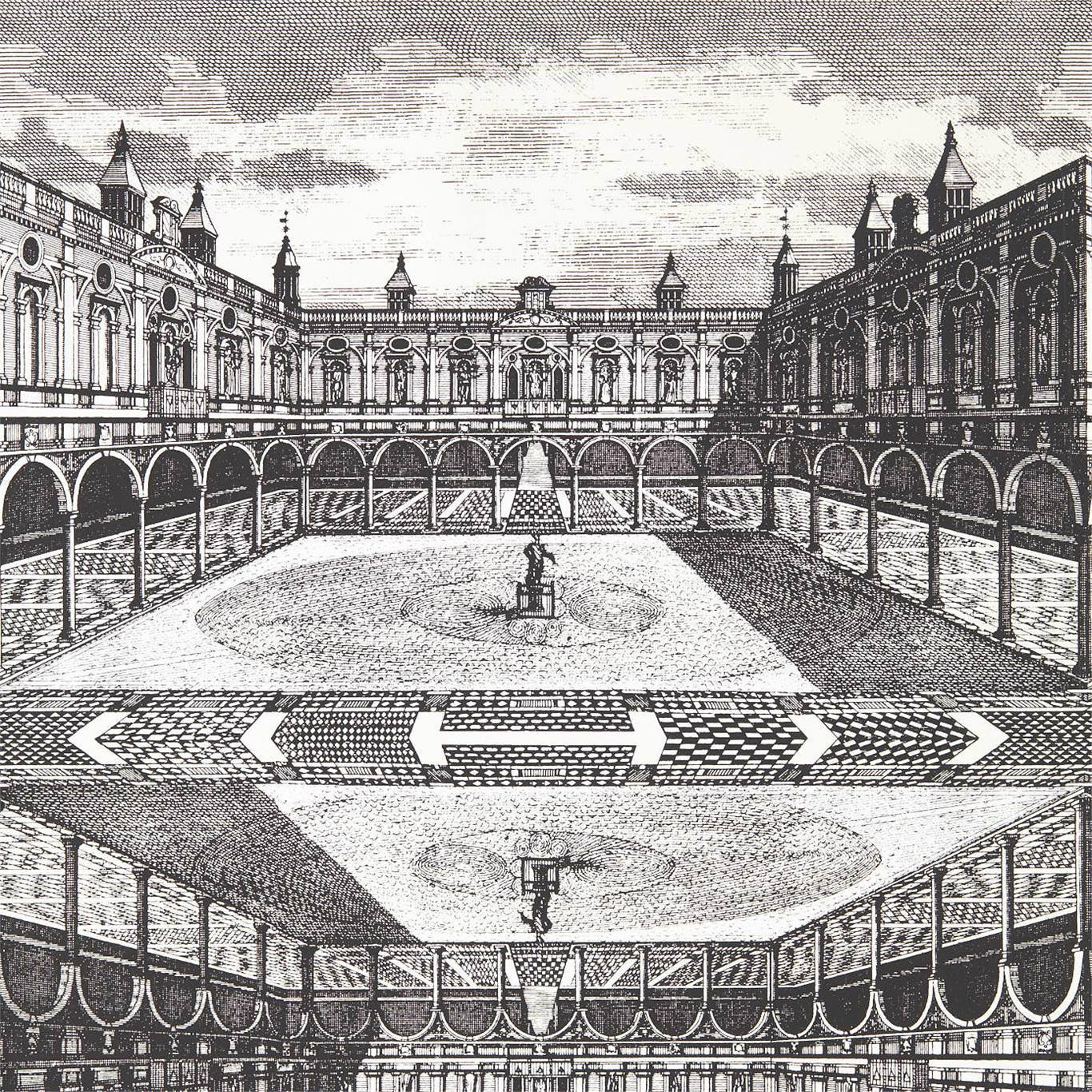 Royal Exchange Wallpaper - Snow/Architects White - ZPLW312972 - Zoffany - Premier Wallcovering