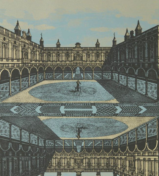 Royal Exchange Wallpaper - Taloyrs Grey/Platinum - ZPLW312971 - Zoffany - Premier Wallcovering