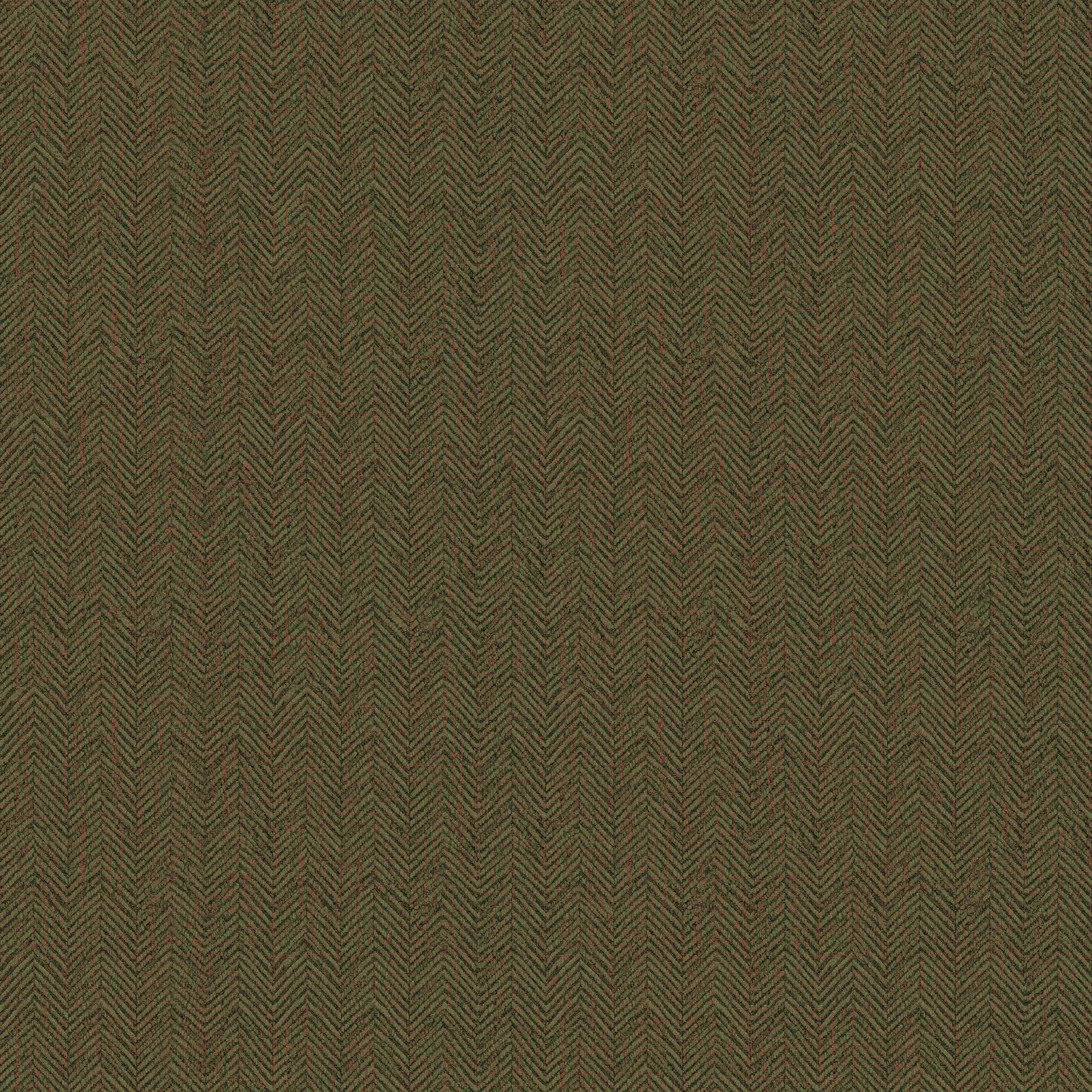 Royal Herringbone Wallpaper - Bracken Green - Lucie Annabel - LAN100482 - Premier Wallcovering