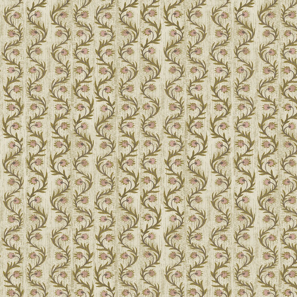 Rubia Wallpaper - Stone and Olive - Josephine Munsey - JMW-105231 - Premier Wallcovering