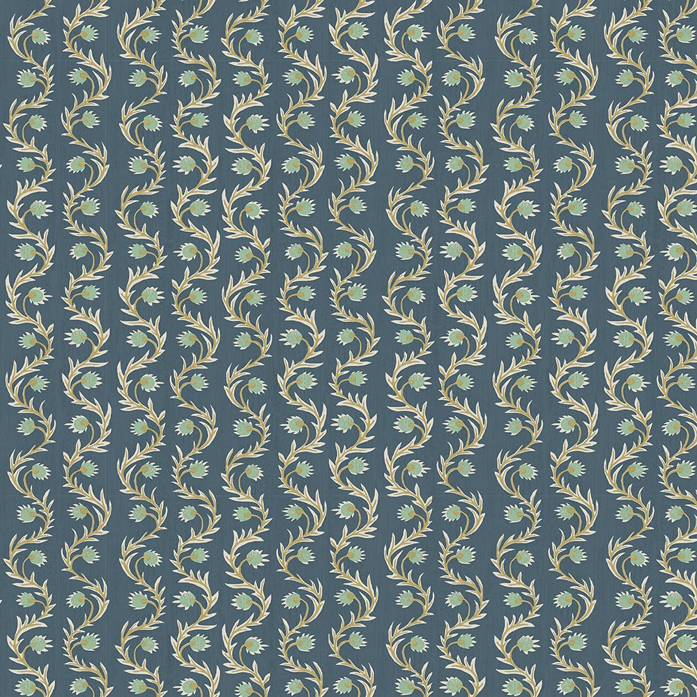 Rubia Wallpaper - Navy - Josephine Munsey - JMW-105201 - Premier Wallcovering