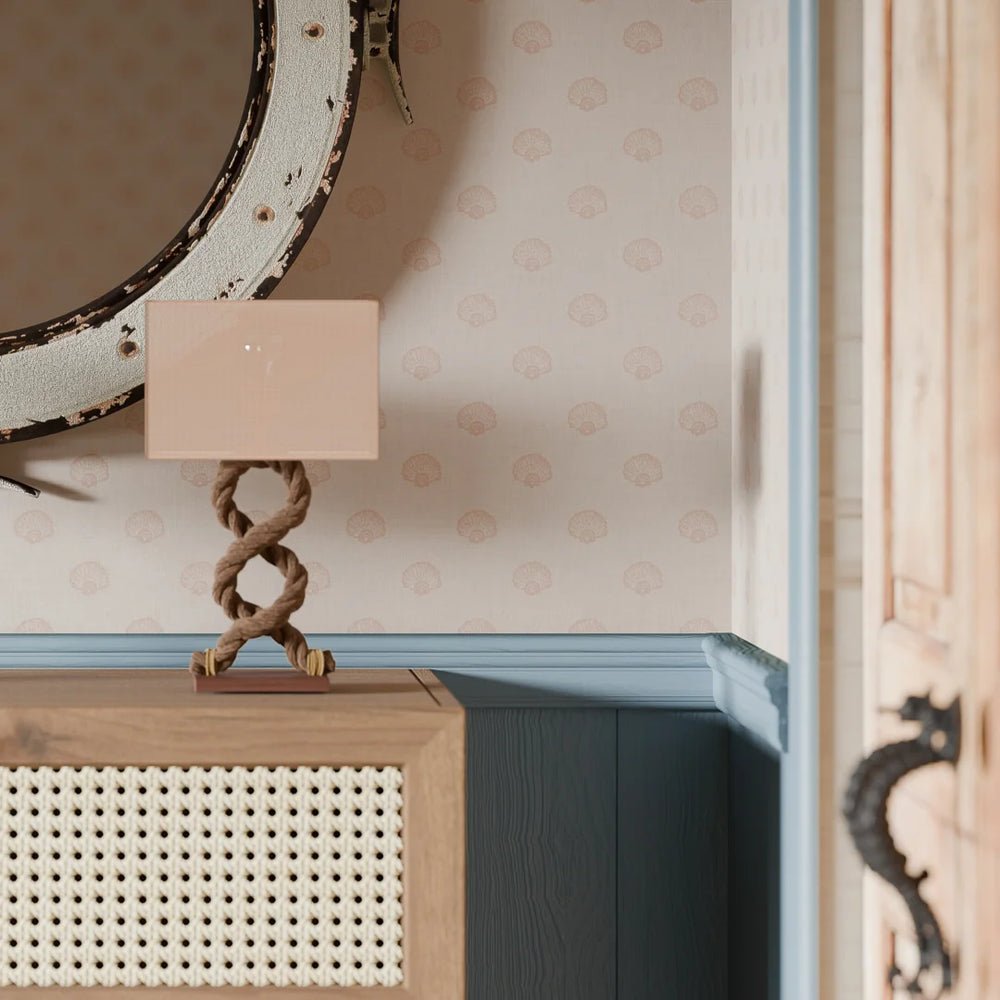 Runswick Bay Wallpaper - Lady Coral - LAN100277 - Lucie Annabel - Premier Wallcovering