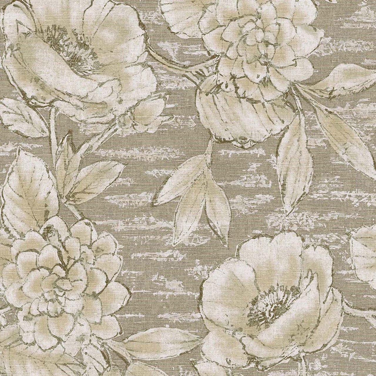 Rustic Floral Emerald Wallpaper - Khaki - Eijffinger - 333412 - Premier Wallcovering