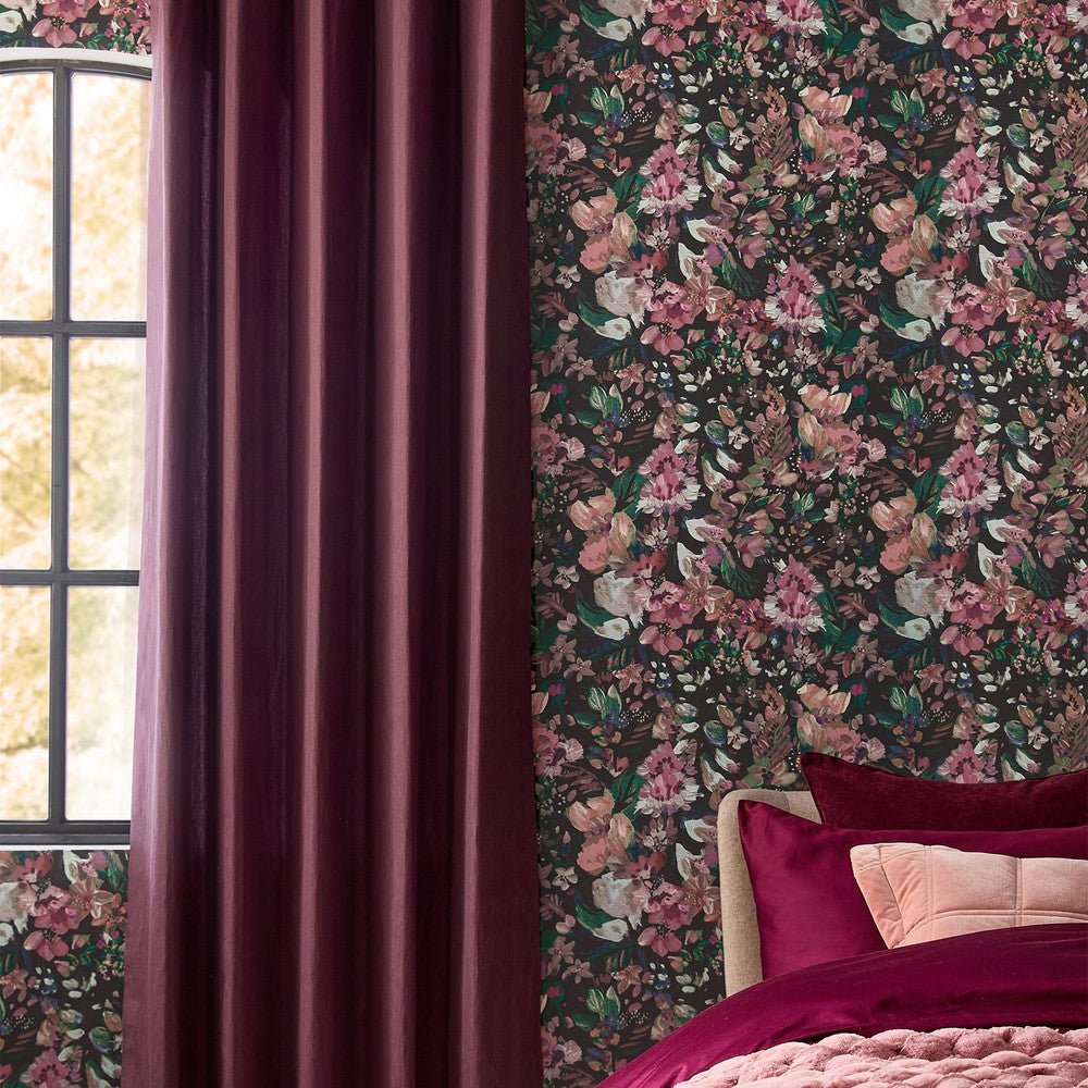 Rustic Romantic Floral Wallpaper - Multi - Next - 125451 - Premier Wallcovering