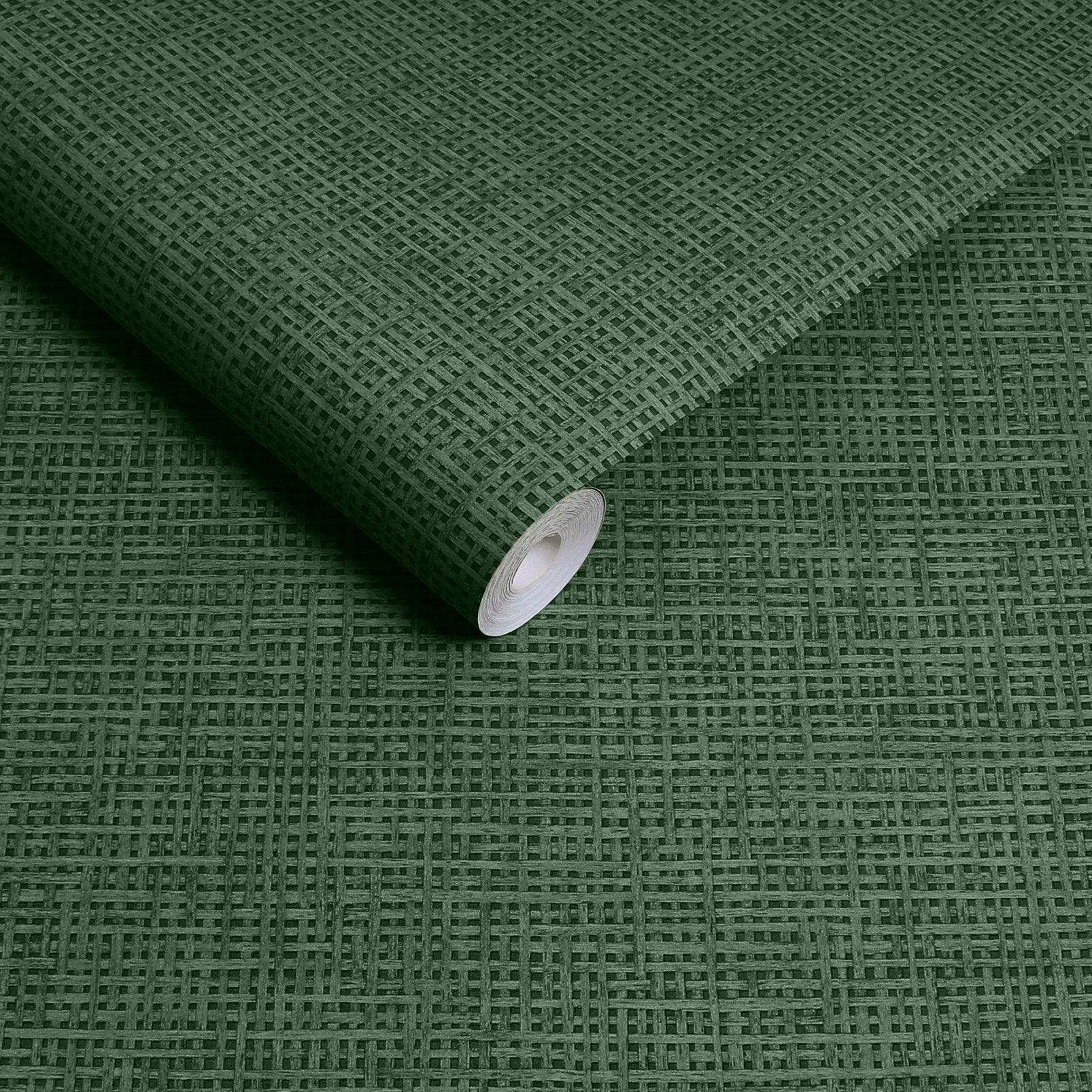 Rustic Weft Wallpaper - Palm - Graham & Brown - 124097 - Premier Wallcovering