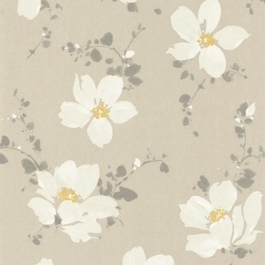 Sabatini Florescence Wallpaper - Taupe/rose - Casadeco - 82321202 - Premier Wallcovering