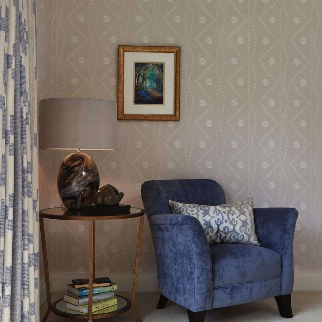 Sabra Wallpaper - Clay - Andrew Martin - CASSACL - Premier Wallcovering