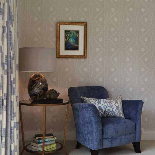 Sabra Wallpaper - Clay - Andrew Martin - CASSACL - Premier Wallcovering