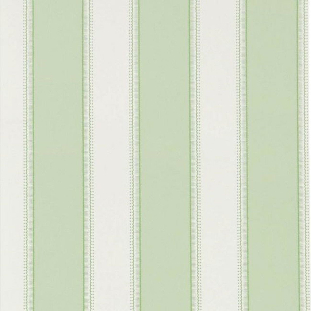Sackville Stripe Wallpaper - Green - Nina Campbell - NCW4492-01 - Premier Wallcovering