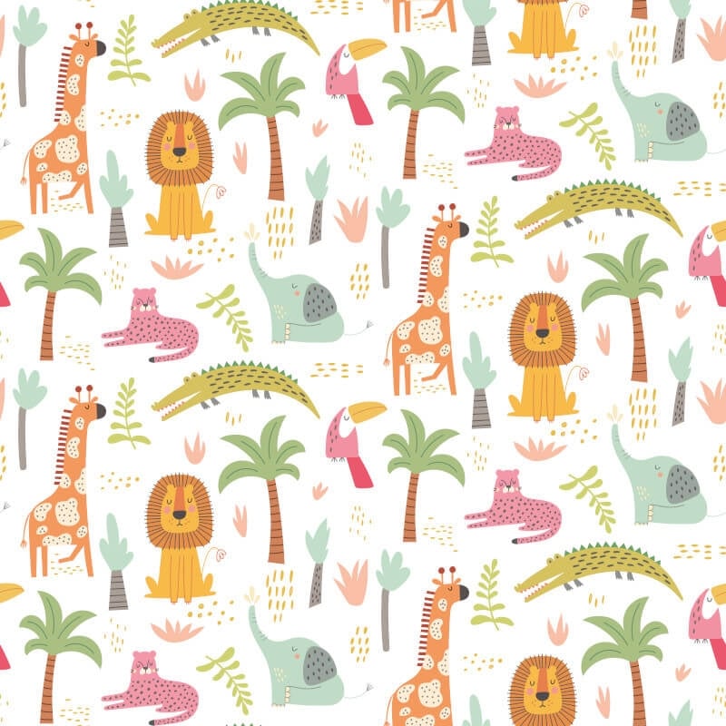 Safari Boogie Wallpaper - Fruit Salad - Hoopla Walls - HWA1292W - Premier Wallcovering