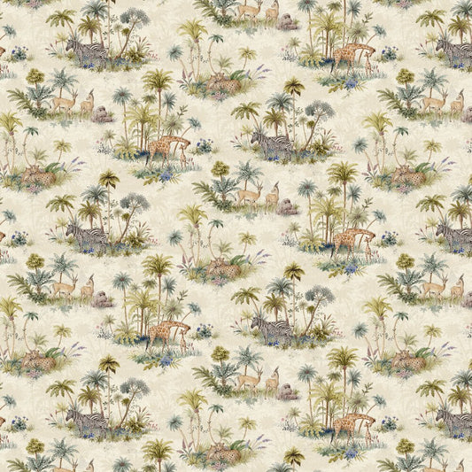 Safari Print Wallpaper - Cream - The Graduate Collection - RH1SAFARI - Premier Wallcovering