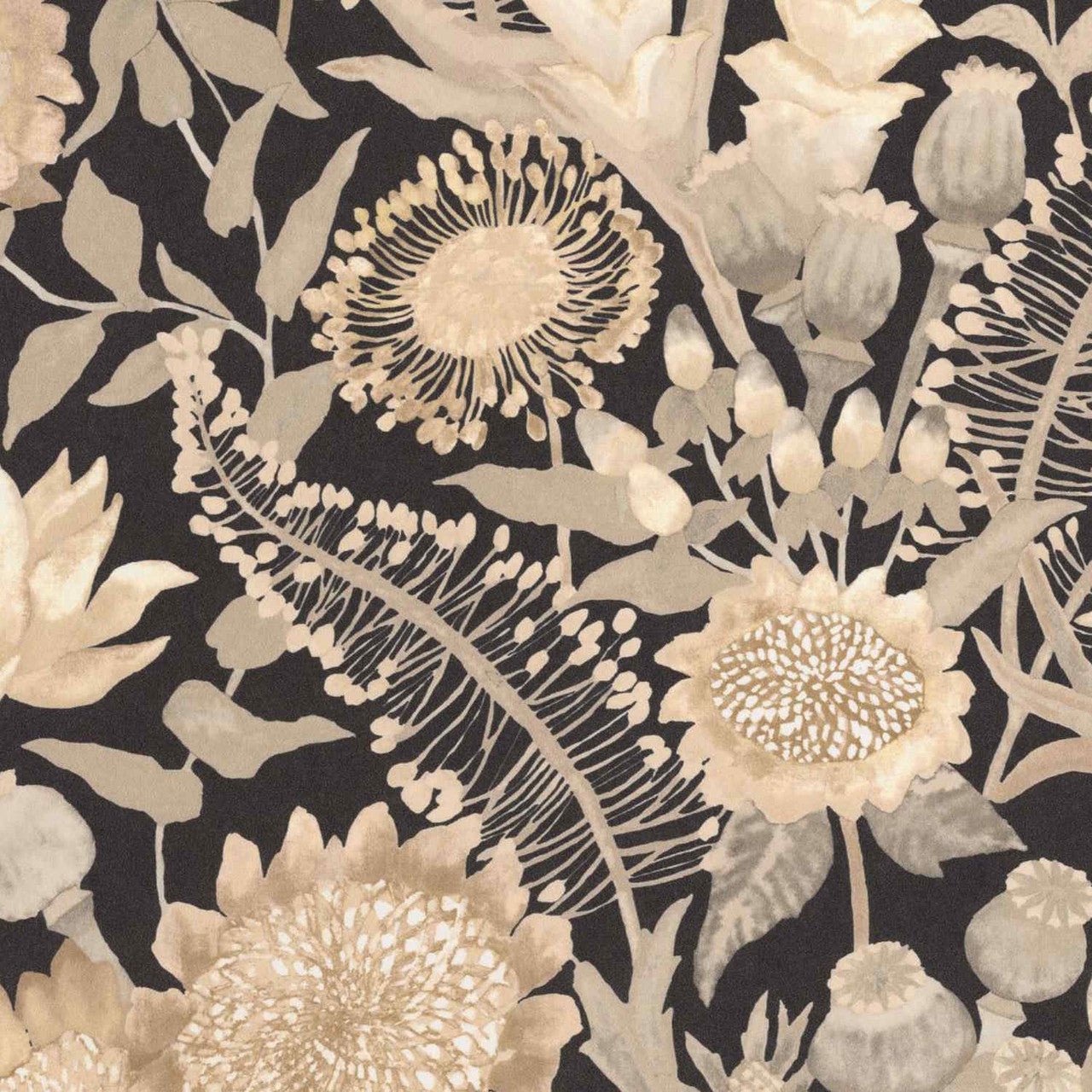 Saint-Paul De Vence Echappee Belle Wallpaper - Ficelle / Ardoise - Casadeco - 89811909 - Premier Wallcovering