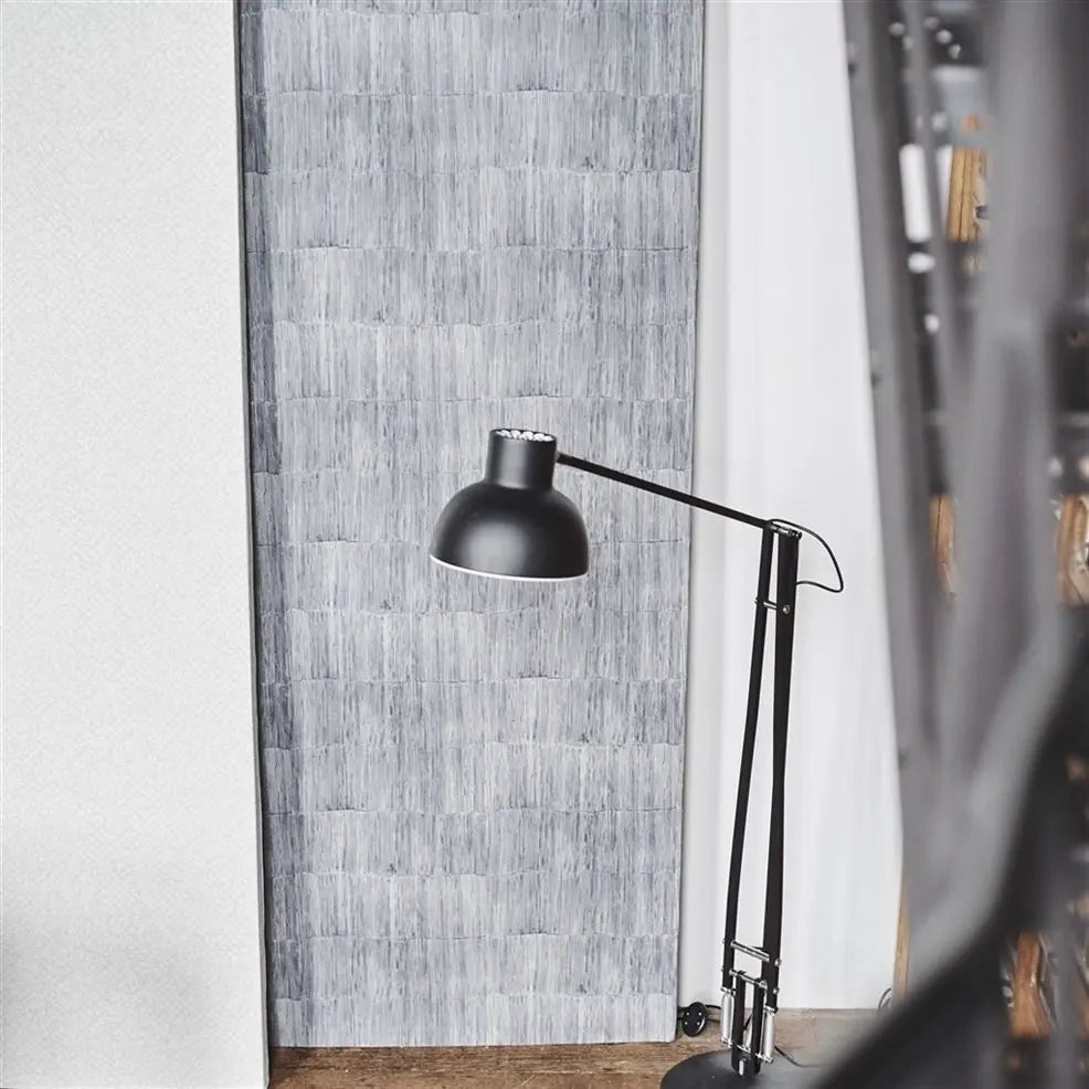 Sakiori Wallpaper - Steel - Designers Guild - PDG1041/08 - Premier Wallcovering