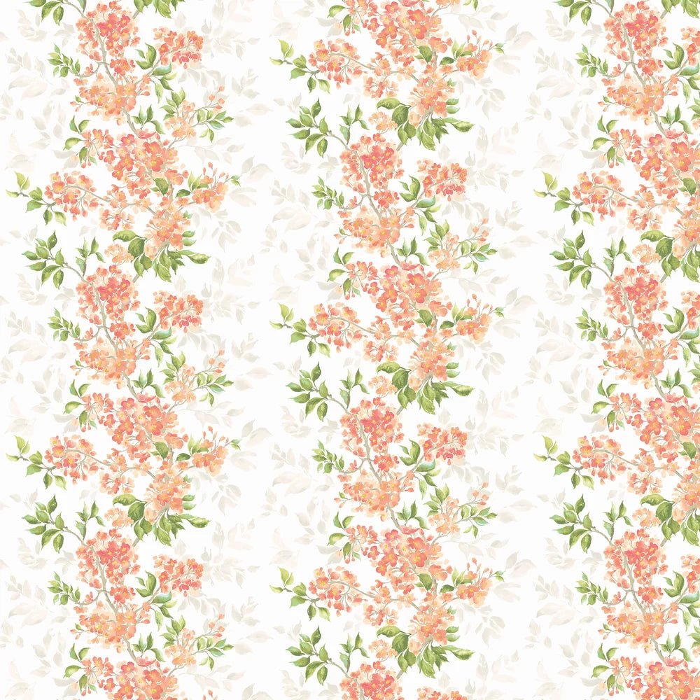 Sakura Wallpaper - Peach - Ohpopsi - IKA50126W - Premier Wallcovering
