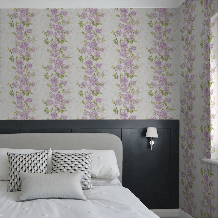 Sakura Wallpaper - Lilac - Ohpopsi - IKA50128W - Premier Wallcovering