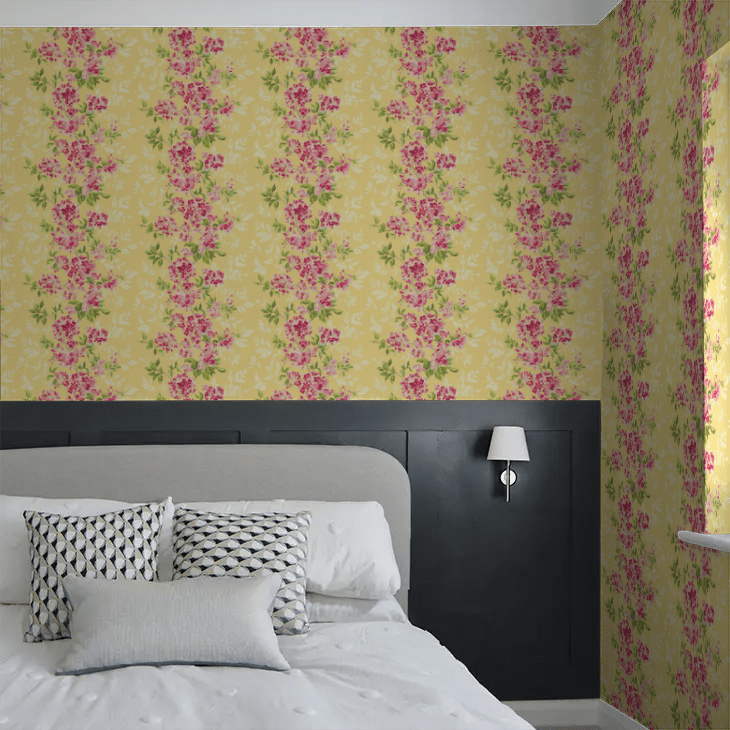 Sakura Wallpaper - Ruby & Buttercup - Ohpopsi - IKA50124W - Premier Wallcovering