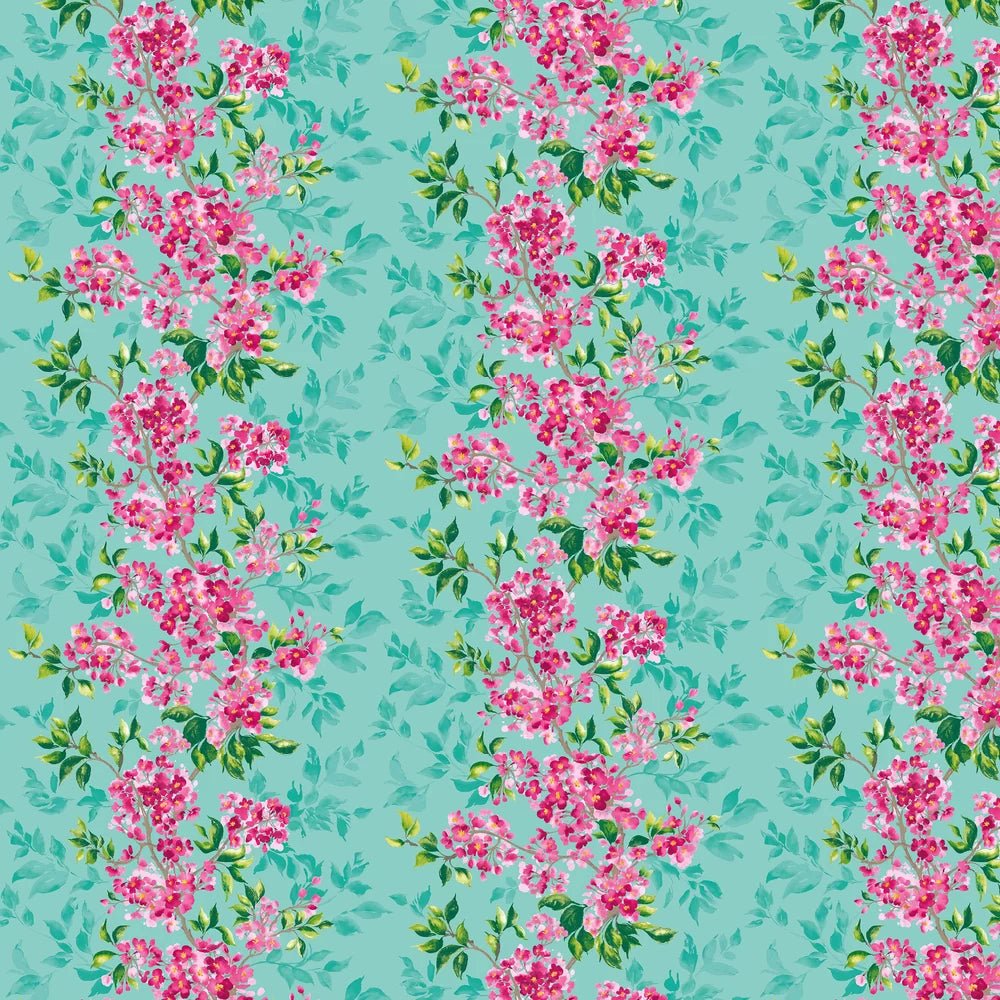 Sakura Wallpaper - Peony & Jade - Ohpopsi - IKA50123W - Premier Wallcovering