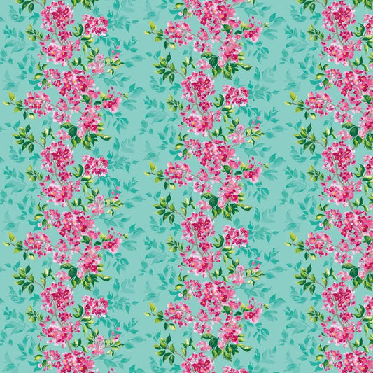 Sakura Wallpaper - Peony & Jade - Ohpopsi - IKA50123W - Premier Wallcovering