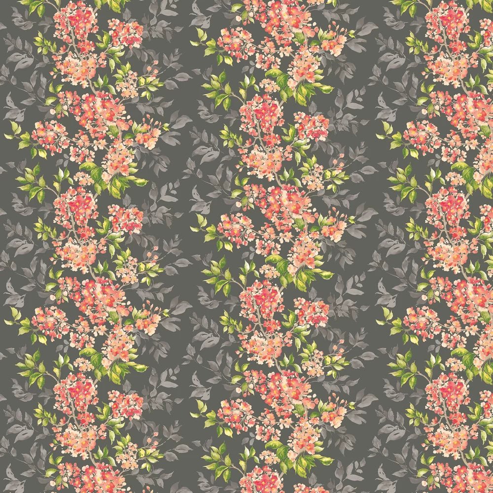 Sakura Wallpaper - Charcoal - Ohpopsi - IKA50127W - Premier Wallcovering