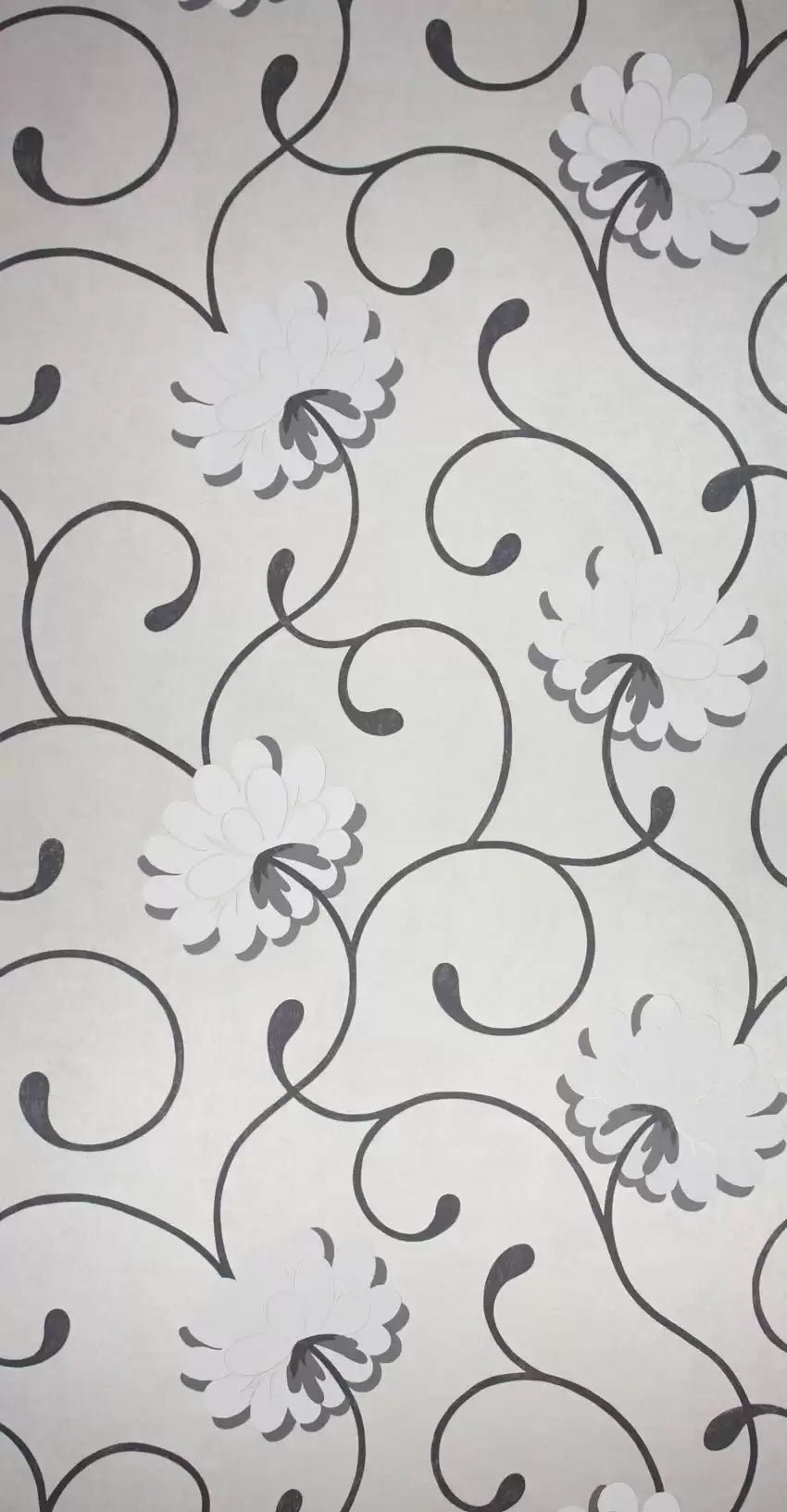 Salome Wallpaper - Grey - Osborne & Little - W5456-06 - Premier Wallcovering