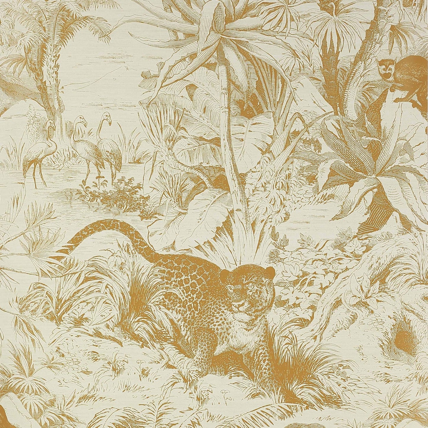 Salvator Wallpaper - Ocre - Manuel Canovas - 03093-03 - Premier Wallcovering